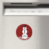 Snowman Magnet (In Situ (Geschirrspüler))