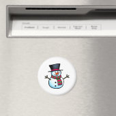 Snowman Magnet (In Situ (Geschirrspüler))