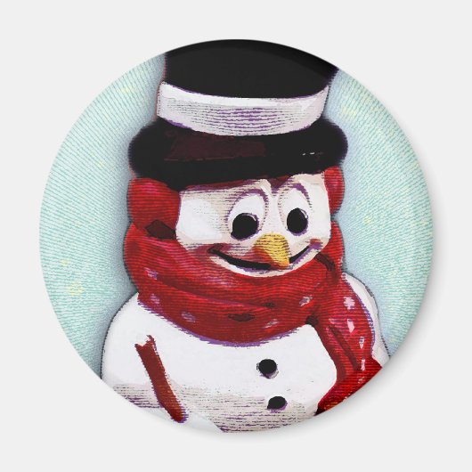 Snowman-Magnet Magnet (Vorne)
