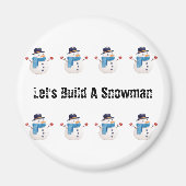 Snowman Magnets Magnet (Vorne)