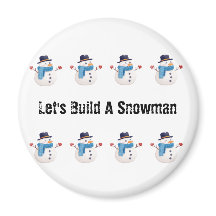 Snowman Magnets