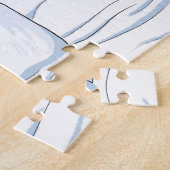 Snowman Mama Kid Cry Whimsistische Kunst Puzzle (Seite)