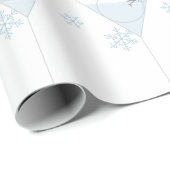 Snowman Martini Geschenkpapier (Rolleneckpunkt)