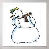 Snowman-Matte-Poster Poster (Vorne)