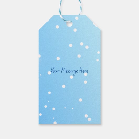 Snowman MerChristmas Geschenkanhänger (Rückseite)