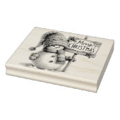 Snowman MerChristmas Gummistempel (Stempel)