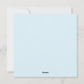 Snowman, Merry Christmas!! Feiertagskarte (Rückseite)