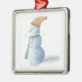 Snowman Metal Gerahmt Ornament Aus Metall (Links)