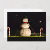 Snowman, Michigan Postkarte (Vorne/Hinten)