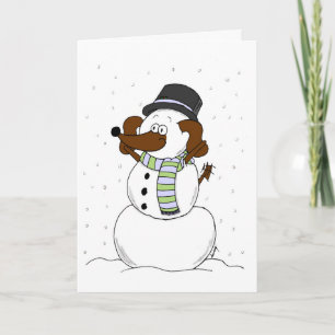Snowman Midge "Frohe Weihnachten & Neues Jahr" Kar