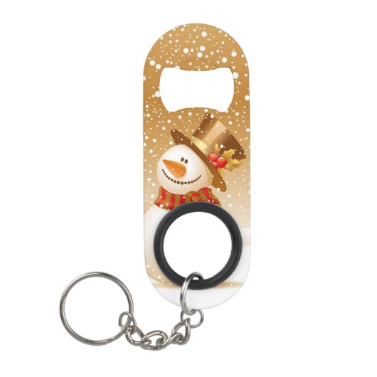 Snowman Mini Flaschenöffner (Vorderseite)