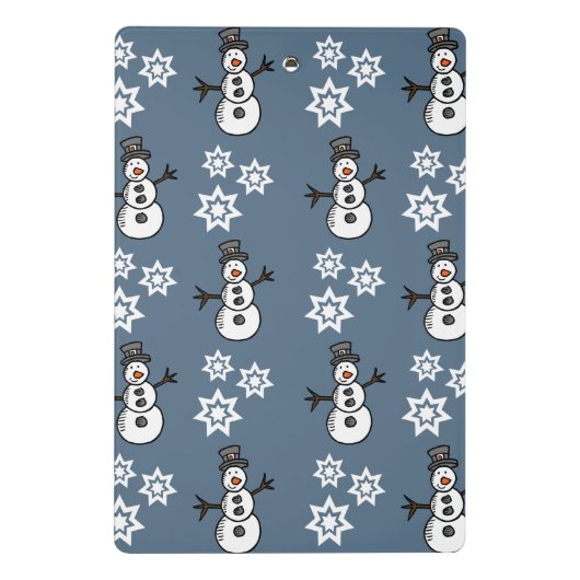 Snowman Mini Klemmbrett (Rückseite)
