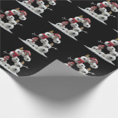 Snowman-Minion in der Form S Geschenkpapier (Ecke)