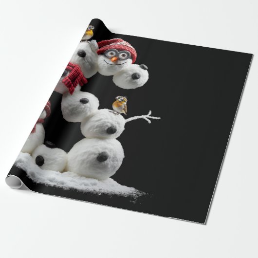 Snowman-Minion in der Form S Geschenkpapier (Ungerollt)