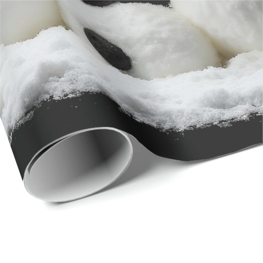 Snowman-Minion in der Form S Geschenkpapier (Rolleneckpunkt)