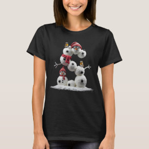 Snowman-Minion in der Form S T-Shirt