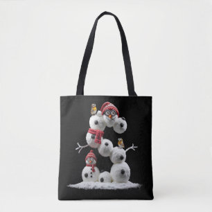 Snowman-Minion in der Form S Tasche