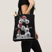 Snowman-Minion in der Form S Tasche (Von Nahem)