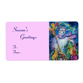 SNOWMAN MIT CHRISTMAS TREE, OWL UND SPIELZEUG