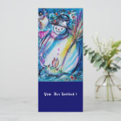 SNOWMAN MIT EIGENSCHAFT , Silvester-Party Einladung (Stehend Vorderseite)