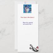 SNOWMAN MIT EIGENSCHAFT , Silvester-Party Einladung (Rückseite)