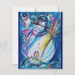 SNOWMAN MIT EIGENSCHAFT , Silvester-Party Einladung
