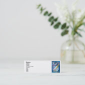 SNOWMAN MIT EIGENTUM MINI VISITENKARTE (Stehend Vorderseite)