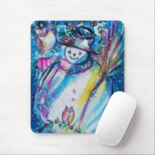 SNOWMAN MIT EIGENTUM MOUSEPAD (Mit Mouse)