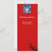 SNOWMAN MIT EIGENTUM , Weihnachts-Party Einladung (Rückseite)