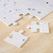 Snowman mit Geschenken in Aquarellfarbe Puzzle (Seite)