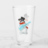 Snowman mit Gitarrenglas Glas (Vorderseite)