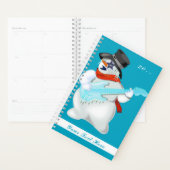 Snowman mit Guitar Funny Planner Personalisiert Planer (Anzeige)