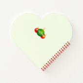 Snowman mit Holly Berries und DEINEM NAMEN auf GRE Notizblock (Rückseite)