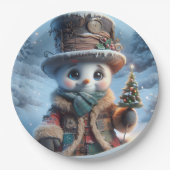 Snowman mit Neujahrsbaum, Weihnachten, Autor Nat Pappteller (Vorderseite)