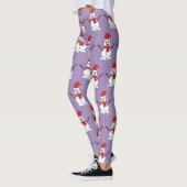 Snowman mit Red Bonnet und Scarf Leggings (Links)
