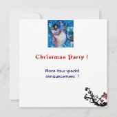 SNOWMAN MIT SPIELZEUGEN, Weihnachts-Party Einladung (Rückseite)