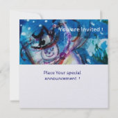 SNOWMAN MIT SPIELZEUGEN, Weihnachtsfeier Einladung (Rückseite)