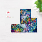 SNOWMAN MIT SPIELZEUGEN, weiß, blau (Schreibtisch)