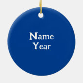 Snowman mit Tennis Rackets Weihnachtsschmuck (Hinten)