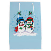 Snowman Mittlere Geschenktüte (Rückseite)