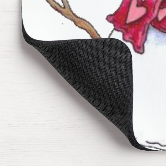 Snowman Mouse Pad Mousepad (Ecke)