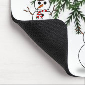 Snowman Mouse Pad Mousepad (Ecke)