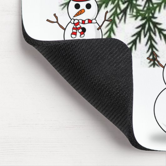 Snowman Mouse Pad Mousepad (Ecke)