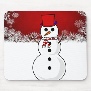 Snowman Mouse Pad Mousepad