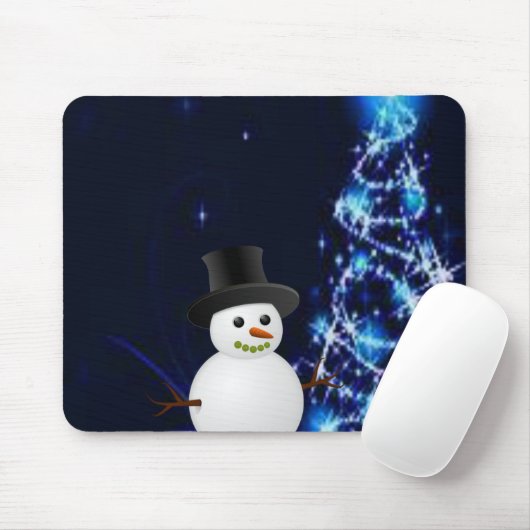 Snowman Mouse Pad Mousepad (Mit Mouse)