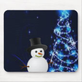 Snowman Mouse Pad Mousepad (Vorne)