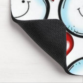 Snowman Mouse Pad Mousepad (Ecke)