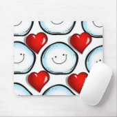 Snowman Mouse Pad Mousepad (Mit Mouse)