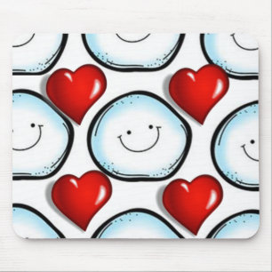 Snowman Mouse Pad Mousepad