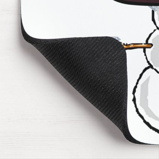 Snowman Mouse Pad Mousepad (Ecke)